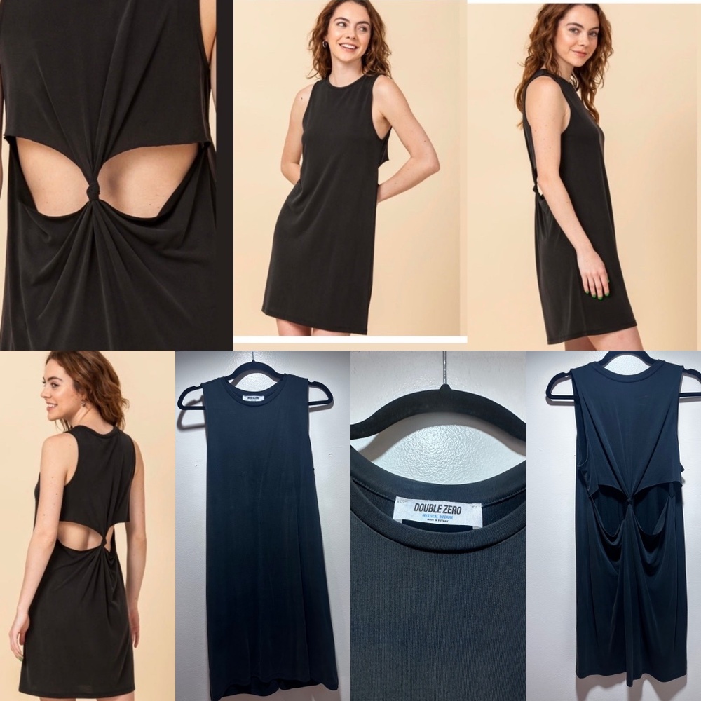 Double zero mystical medium black dress